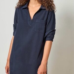 Lilla P Deep Blue Shirt Dress